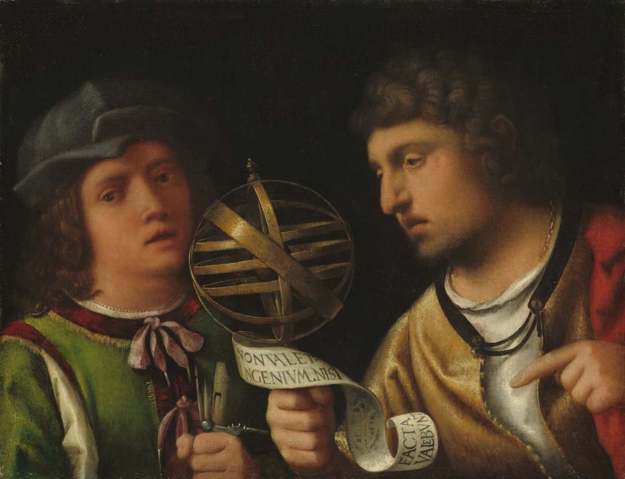 Giovanni Borgherini és tanára (olaj, vászon) alkotó: (1476/8-1510) Giorgione