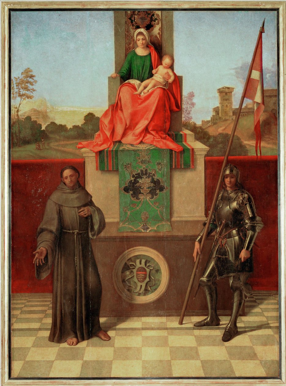 Pale di Castelfranco (festmény) alkotó: (1476/8-1510) Giorgione