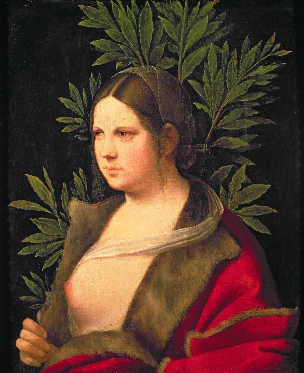 Egy fiatal nő portréja (Laura) alkotó: Giorgione