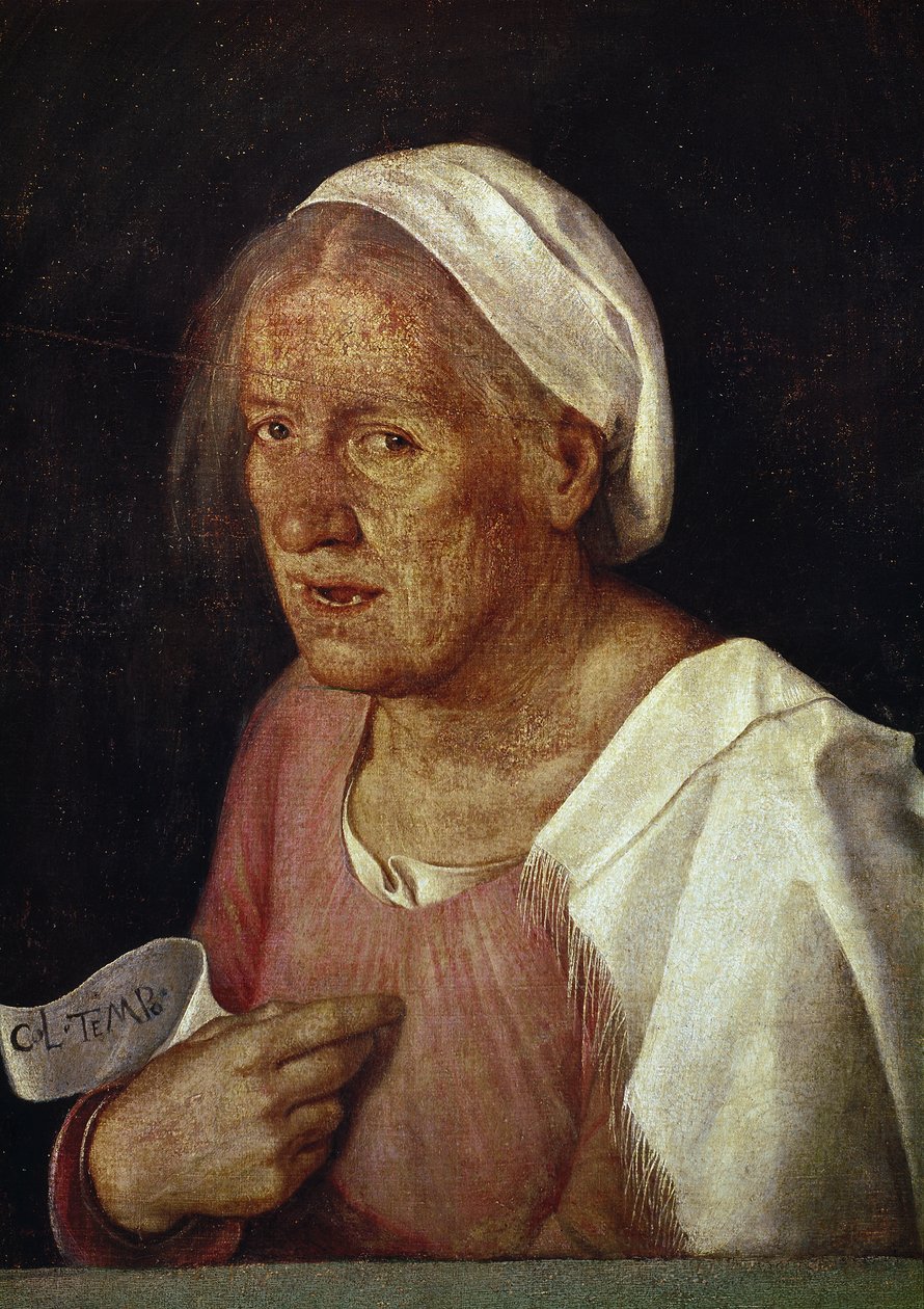 La Vecchia (Az öregasszony), 1505 után (olaj, vászon) alkotó: Giorgione