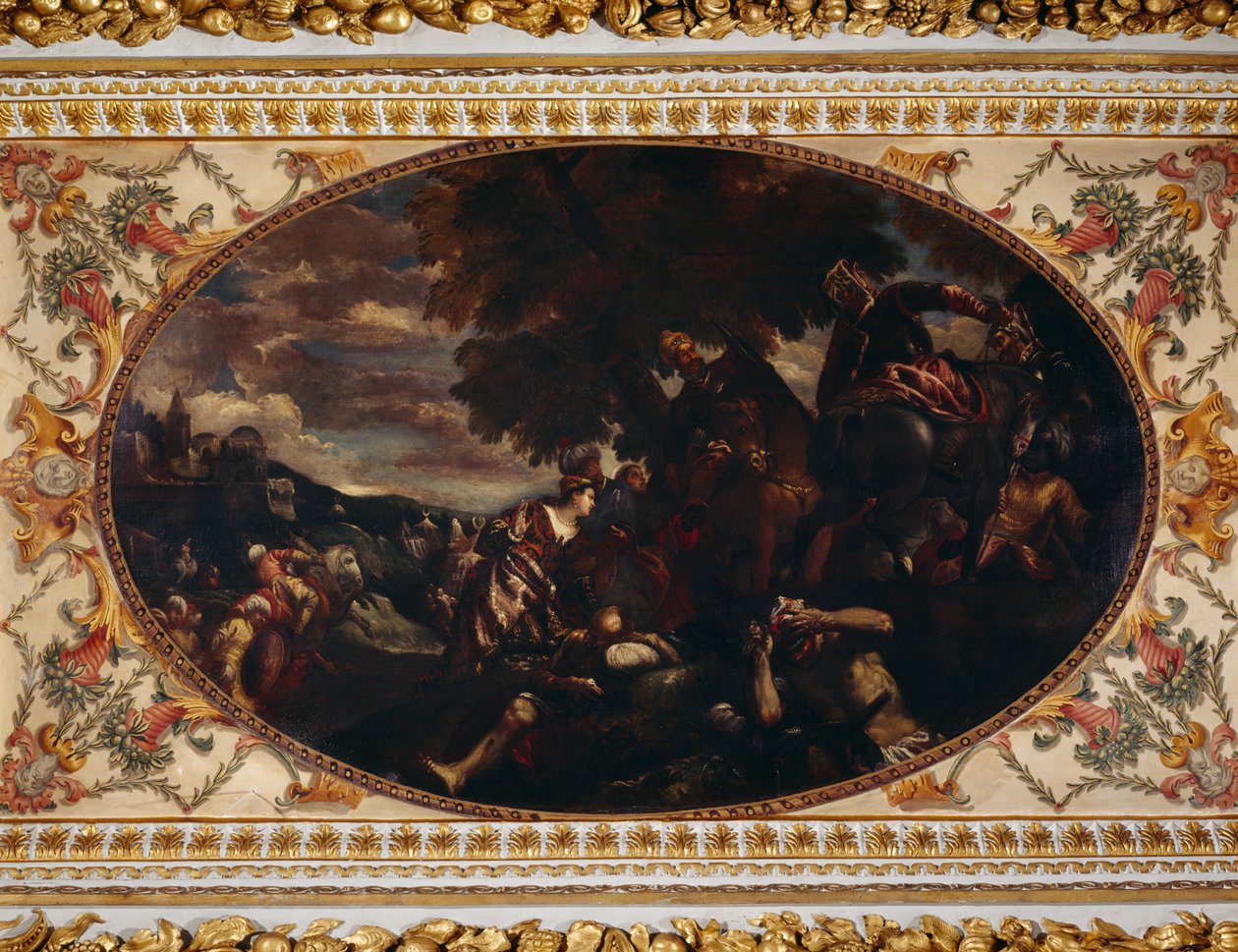 Scutari védelme, Galéria mennyezete, Chiswick House, London (olaj, vászon) alkotó: (1528 88) (after) Veronese