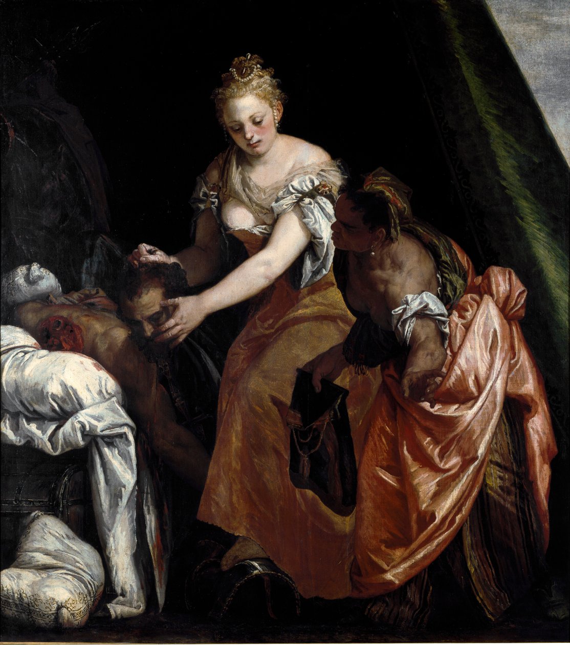 Judit Holofernész fejével alkotó: Veronese