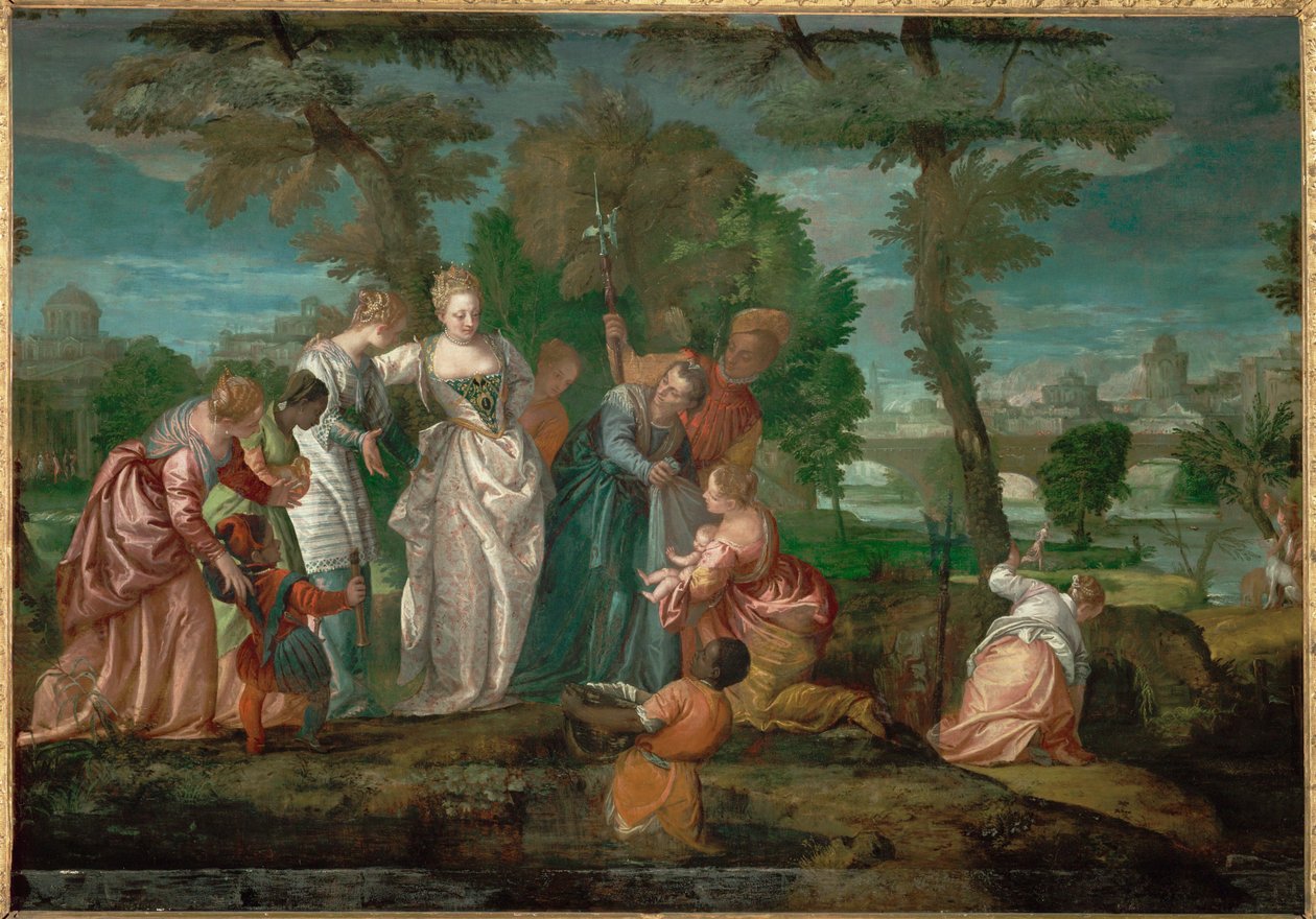 Mózes megmenekült a vízből ... (festmény vászonra) alkotó: (1528-88) Veronese