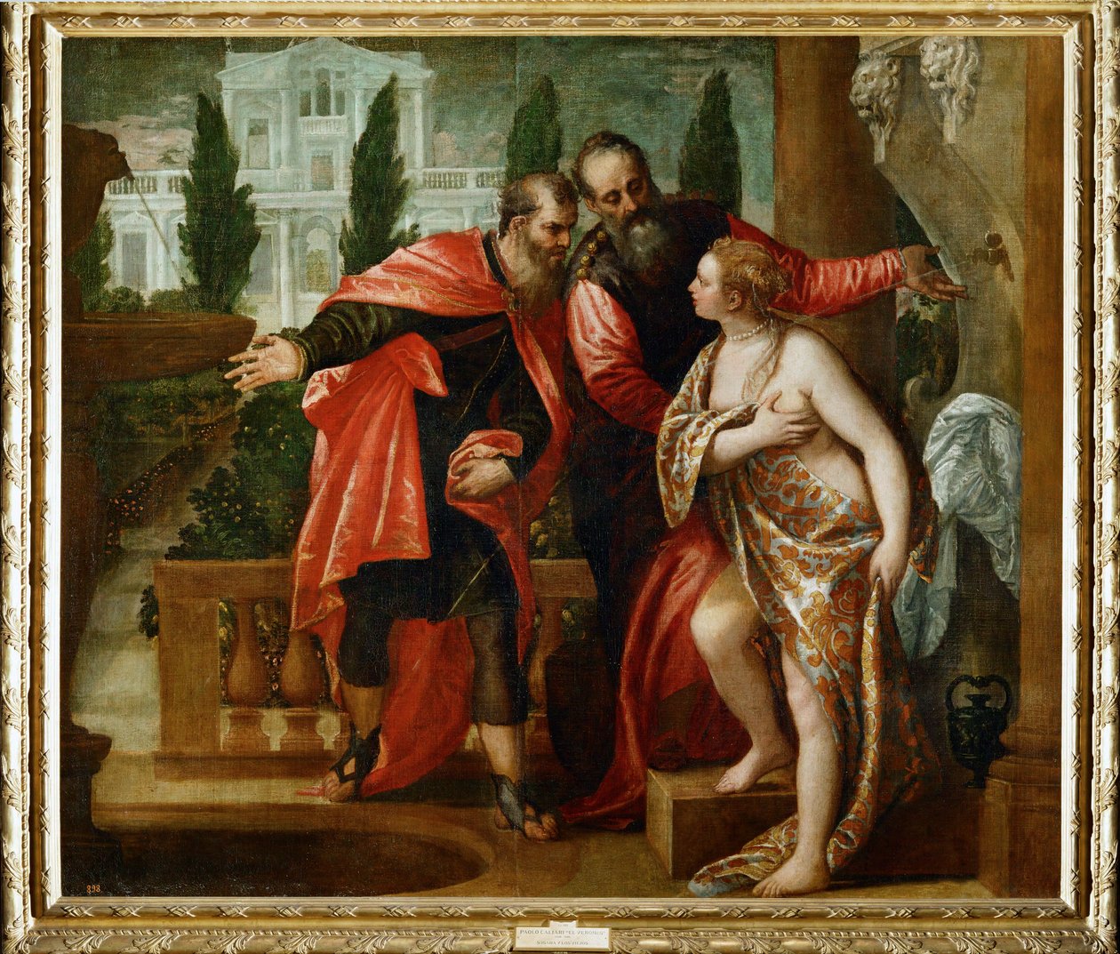 Susannah és a vének (festmény, vászon) alkotó: (1528-88) Veronese