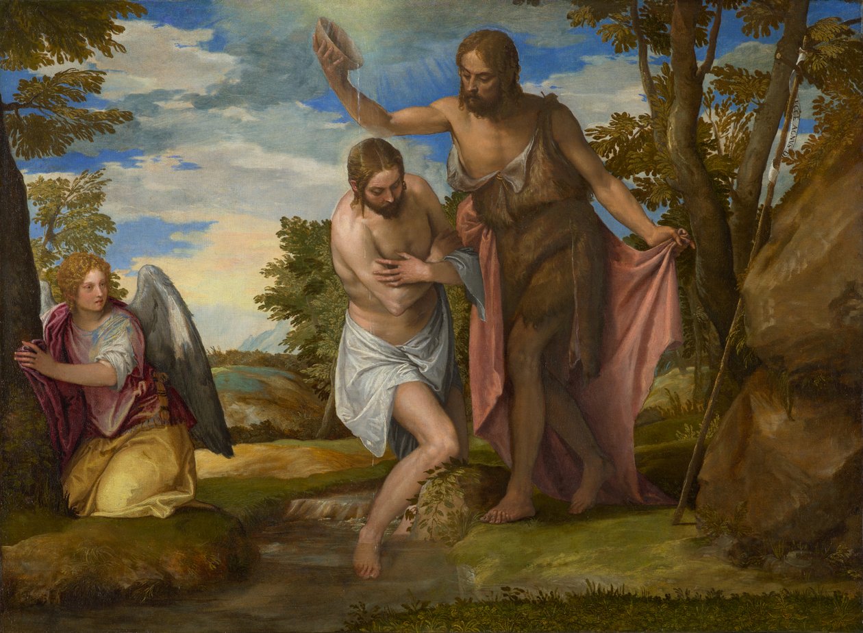 Krisztus keresztsége, 1550-1560 körül (olaj, vászon) alkotó: Veronese
