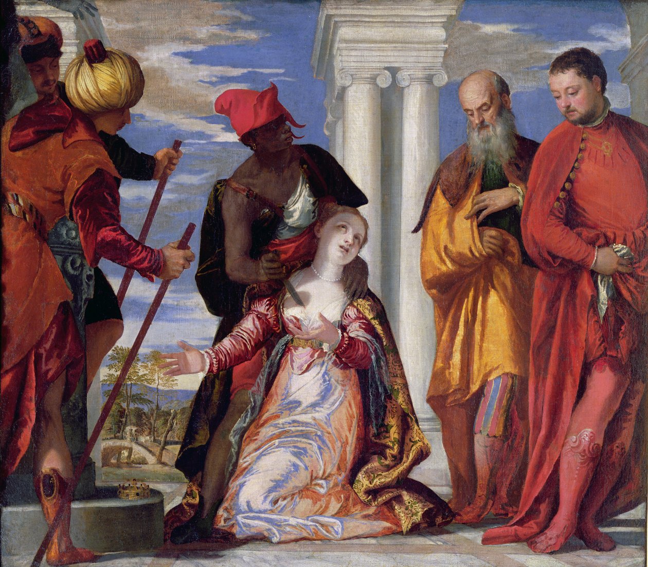 Szent Justinus mártíromsága, 1555 körül (olaj, vászon) alkotó: Veronese
