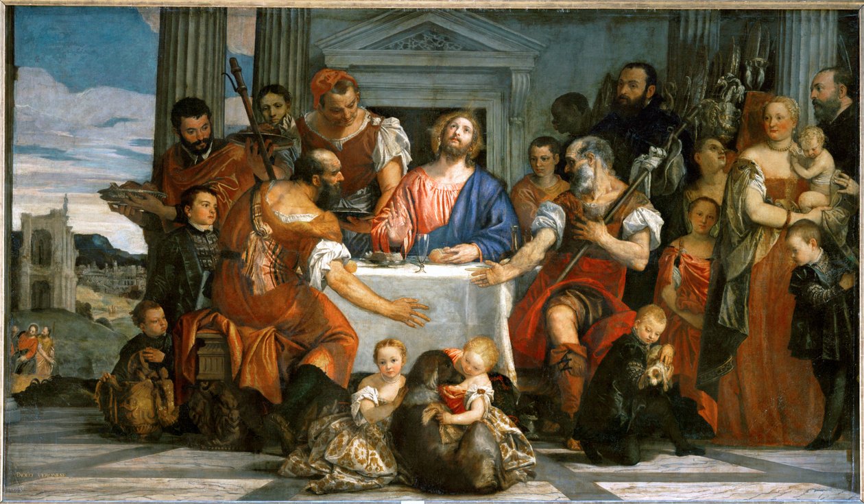 Az emmauszi zarándokok ... alkotó: (1528 88) Veronese