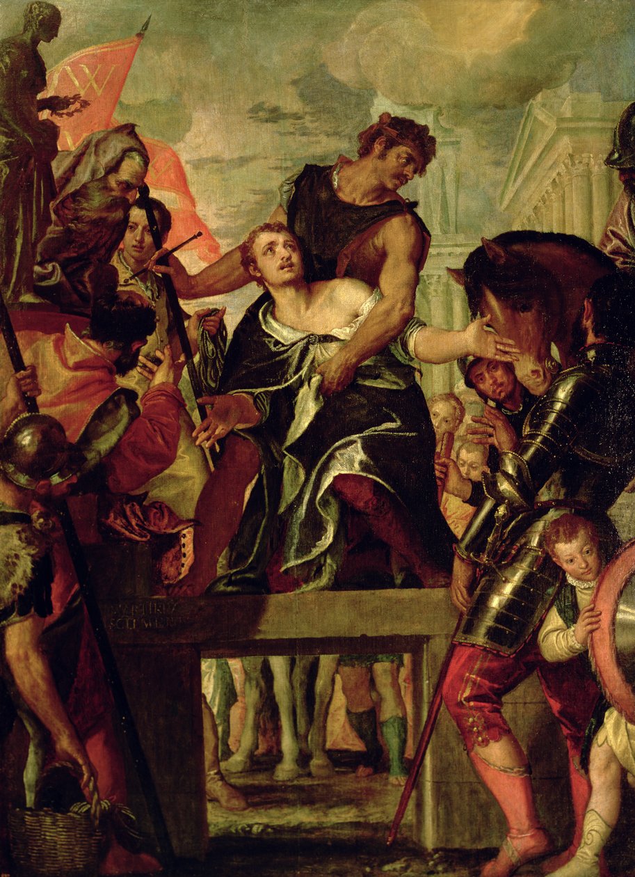 St. Menas mártíromsága (i.e. 300) (olaj, vászon) alkotó: Veronese