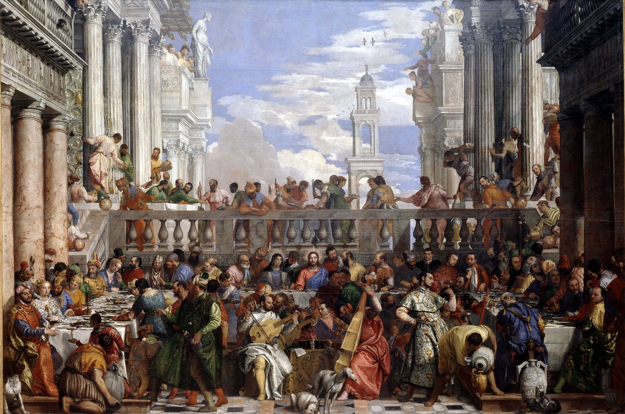 A kánai menyegző (Veronese víz borrá való átalakulásának csodája alkotó: Veronese