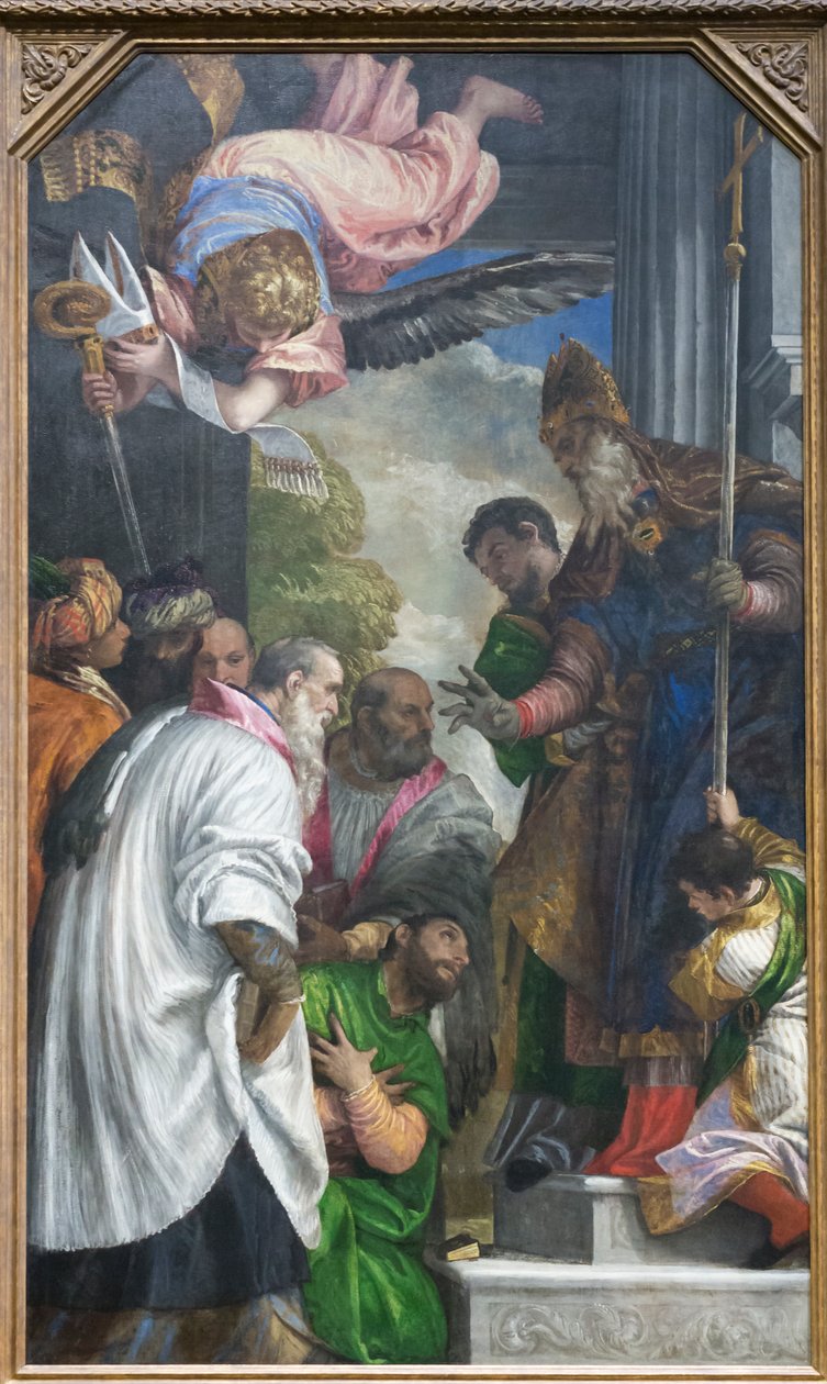 Szent Miklós felszentelése alkotó: (1528 88) Veronese
