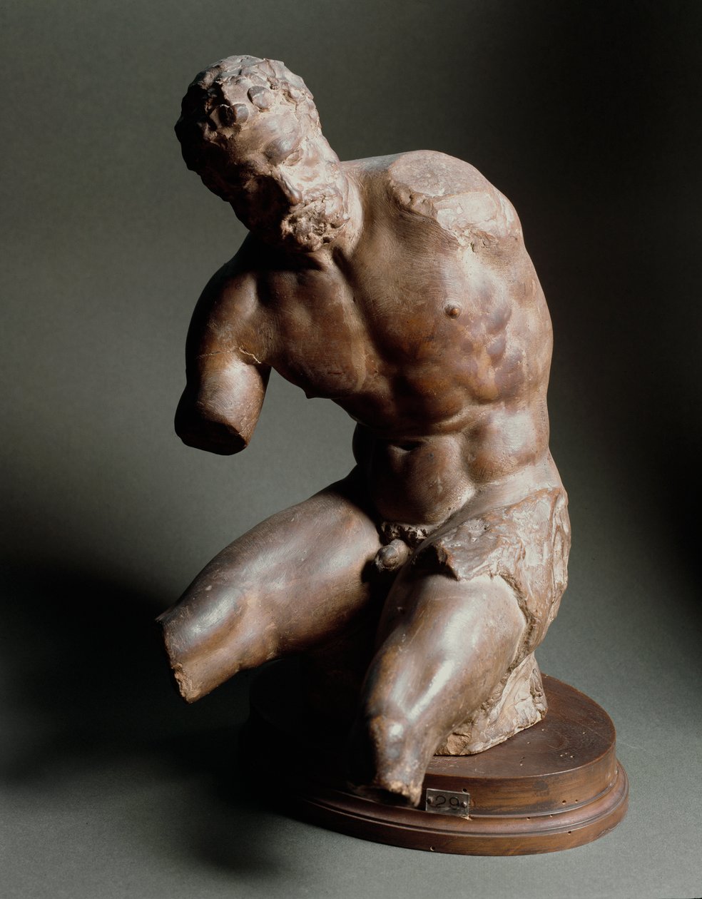 Férfi felsőtest. Szobor alkotó: Giambologna