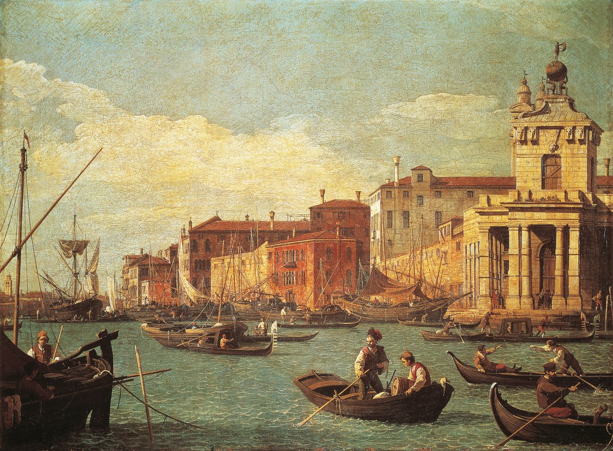 A vámház és a Giudecca-csatorna alkotó: (1697 1768) Canaletto