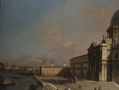 A Canal Grande bejárata, Velence alkotó: Canaletto