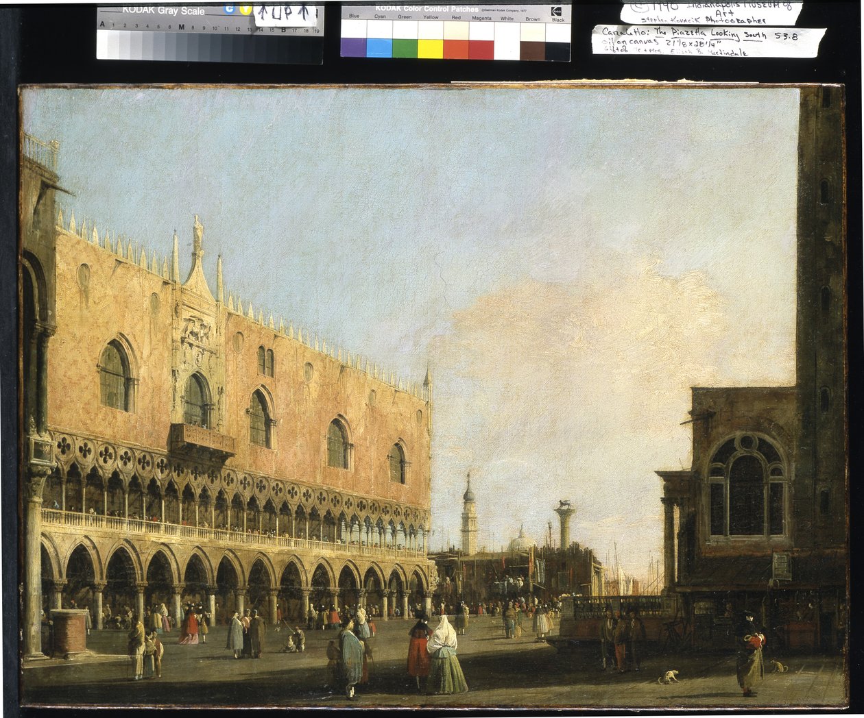 Kilátás a Szent Márk térre délre nézve (olaj, vászon) alkotó: (1697 1768) Canaletto