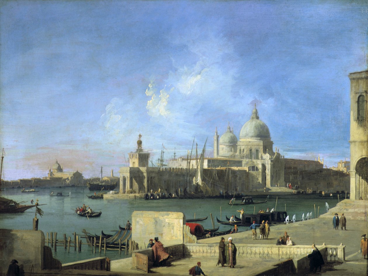 Kilátás a tisztelgésre a Grand Canal