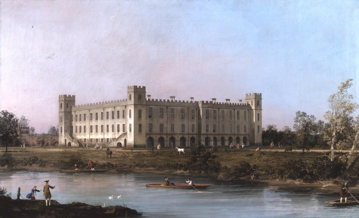 A Syon House kilátása a Temzén délkeletről alkotó: Canaletto