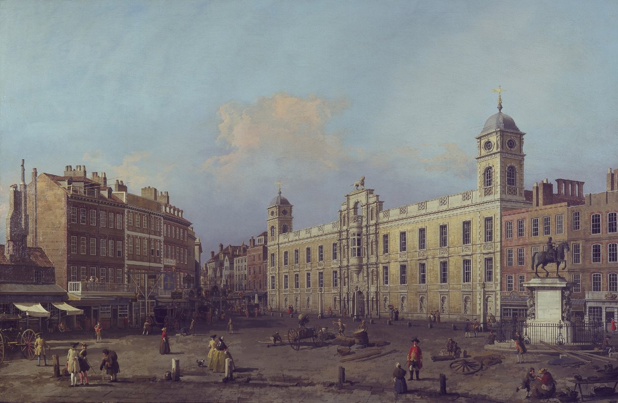 London, kilátás a Northumberland House-ra, keletre néz alkotó: Canaletto