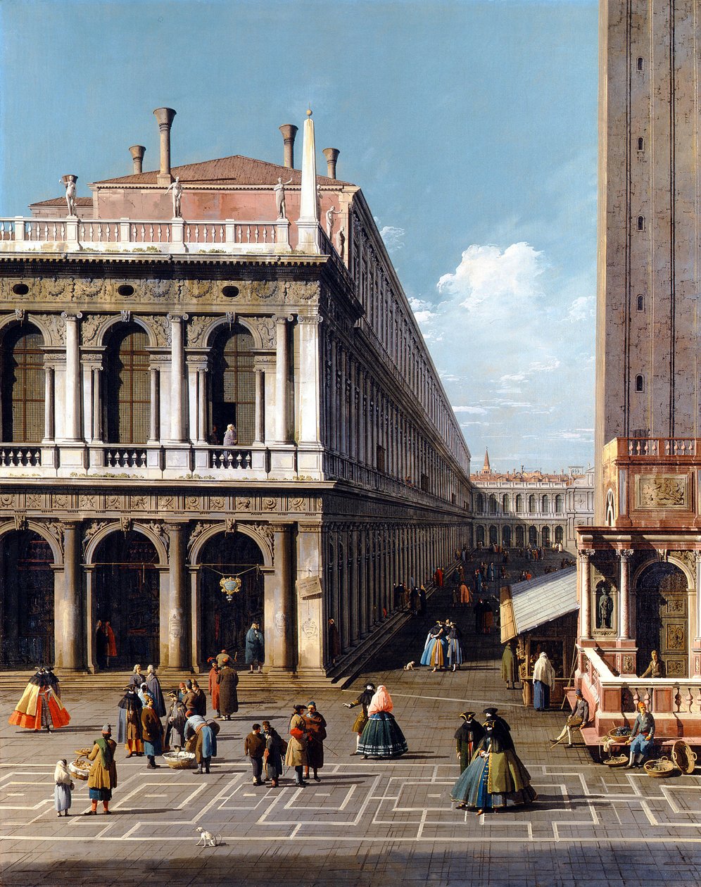 Piazza San Marco – Canaletto (1697-1768). Olajfestmény alkotó: Canaletto