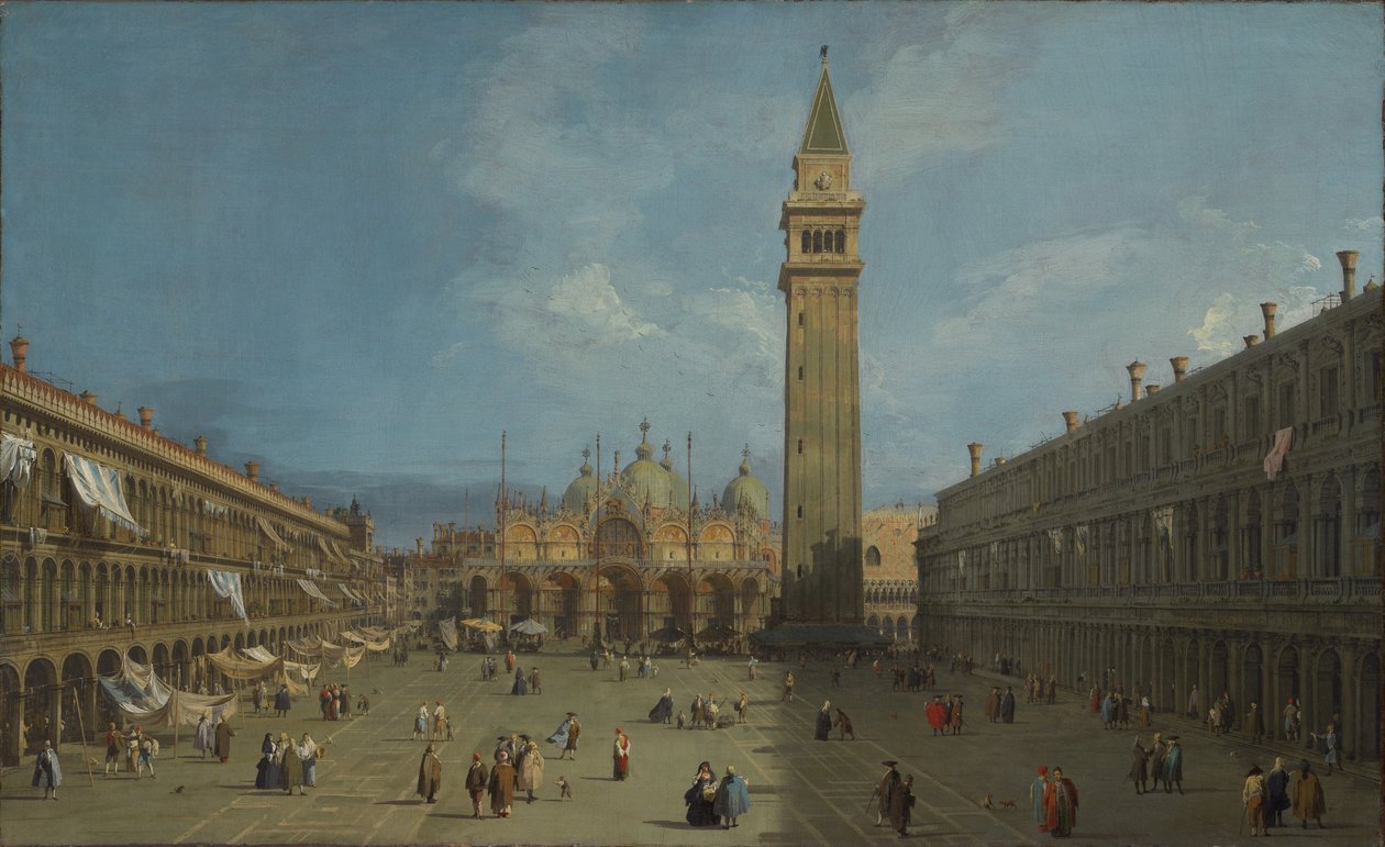 Piazza San Marco, 1730 körül (olaj, vászon) alkotó: Canaletto