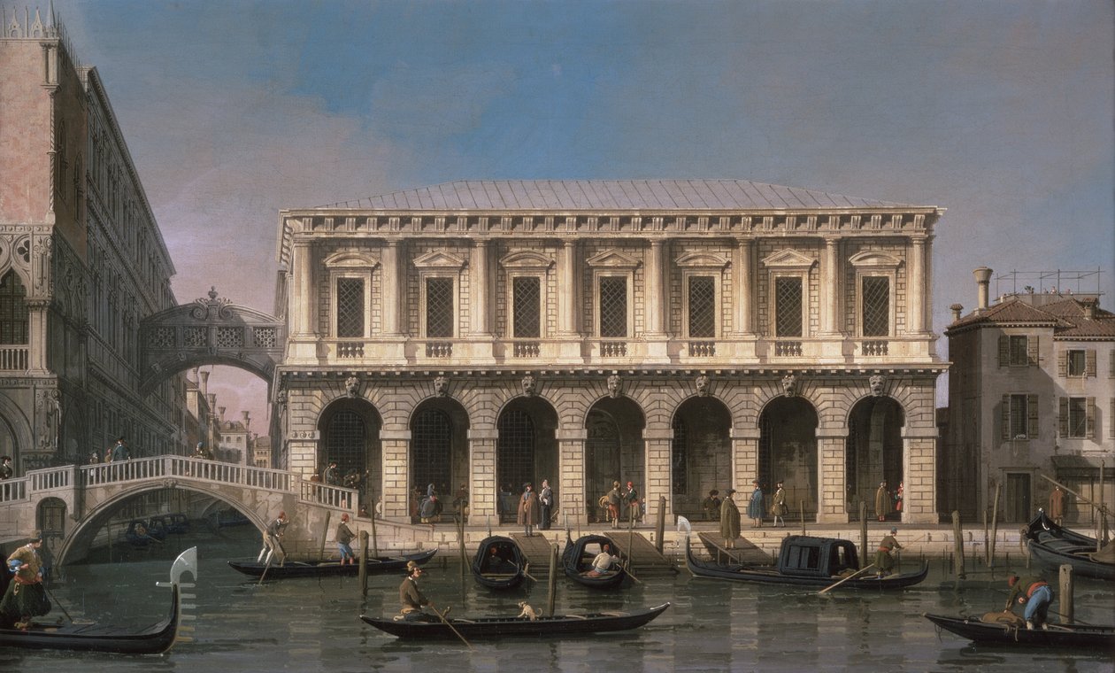 Sóhajok hídja (olaj, vászon) alkotó: Canaletto
