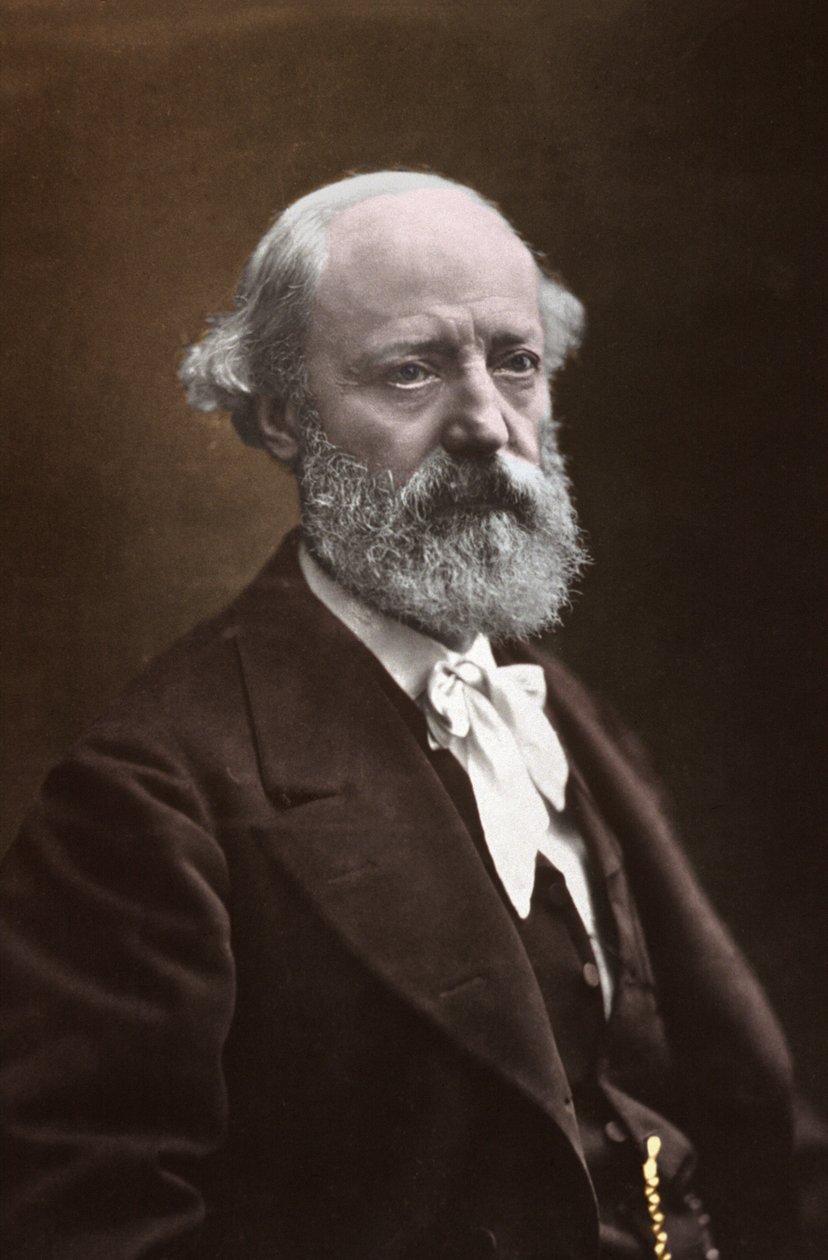 Eugene Viollet Le Duke, 1870-1875 körül (f/w fotó) alkotó: Nadar