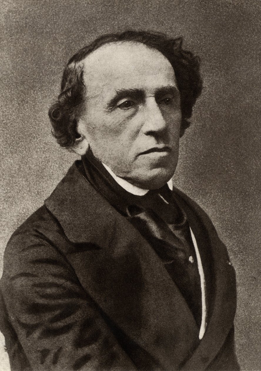 Giacomo Meyerbeer (1791-1864) (Jakob Liebmann Beer) Párizsban telepedett német zeneszerző, aki a francia nagyopera legkiválóbb zeneszerzőjévé vált (f/w fotó) alkotó: (1820 1910) Nadar