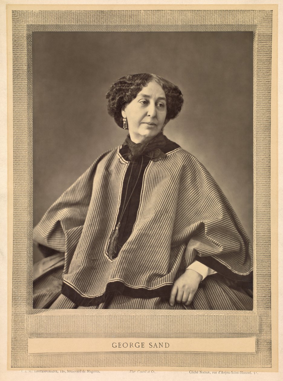 George Sand portréja alkotó: (1820 1910) Nadar
