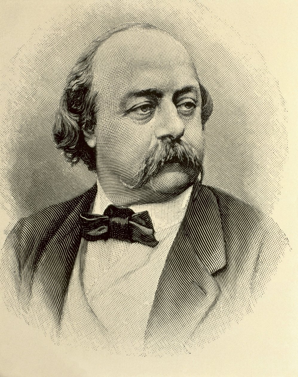 FLAUBERT, Gustave (1821-1880). Angol író. Metszet alkotó: (1820 1910) (after) Nadar