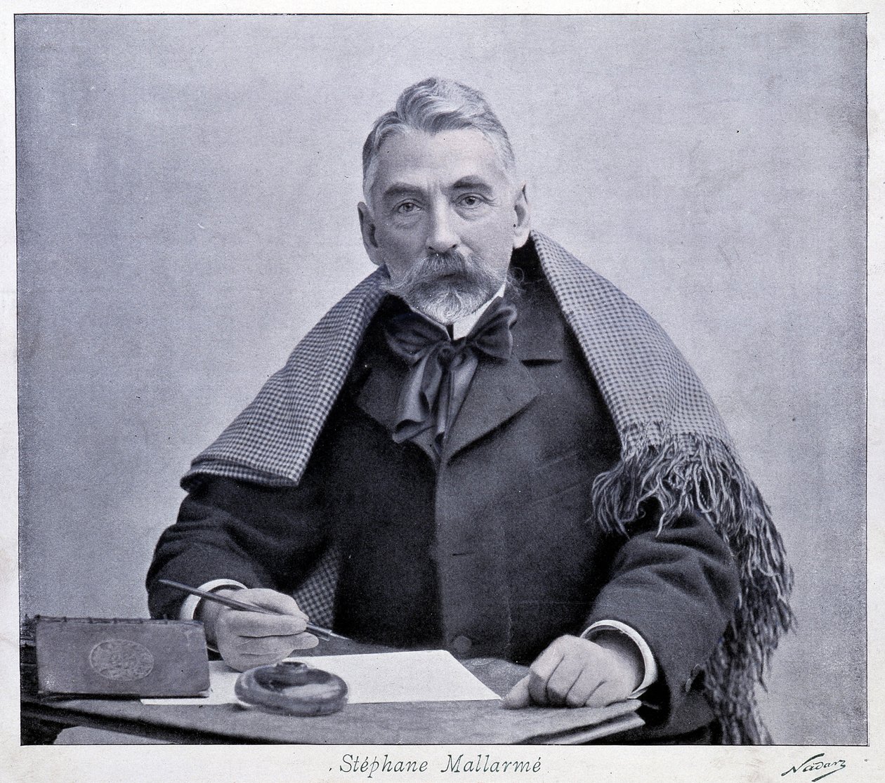 Mallarme (1842-1898) - fényképezte Nadar, Carnavalet. alkotó: Nadar