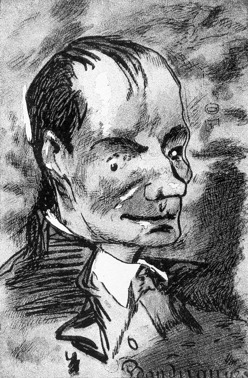 Baudelaire portréja - Nadar rajza alkotó: Nadar