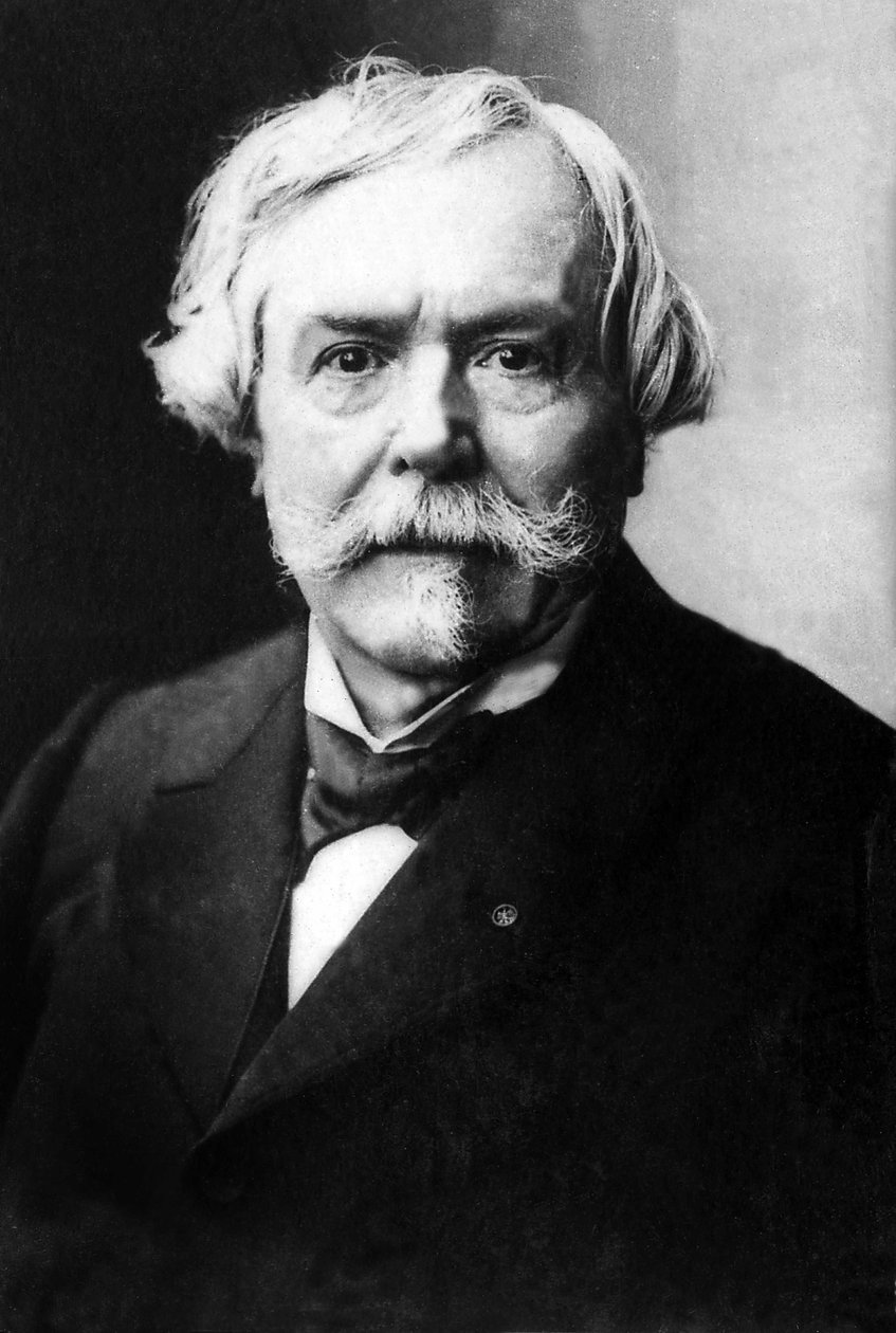 Edmond Huot de Goncourt (1822-1896), francia író portréja. Fotó: Nadar alkotó: Nadar