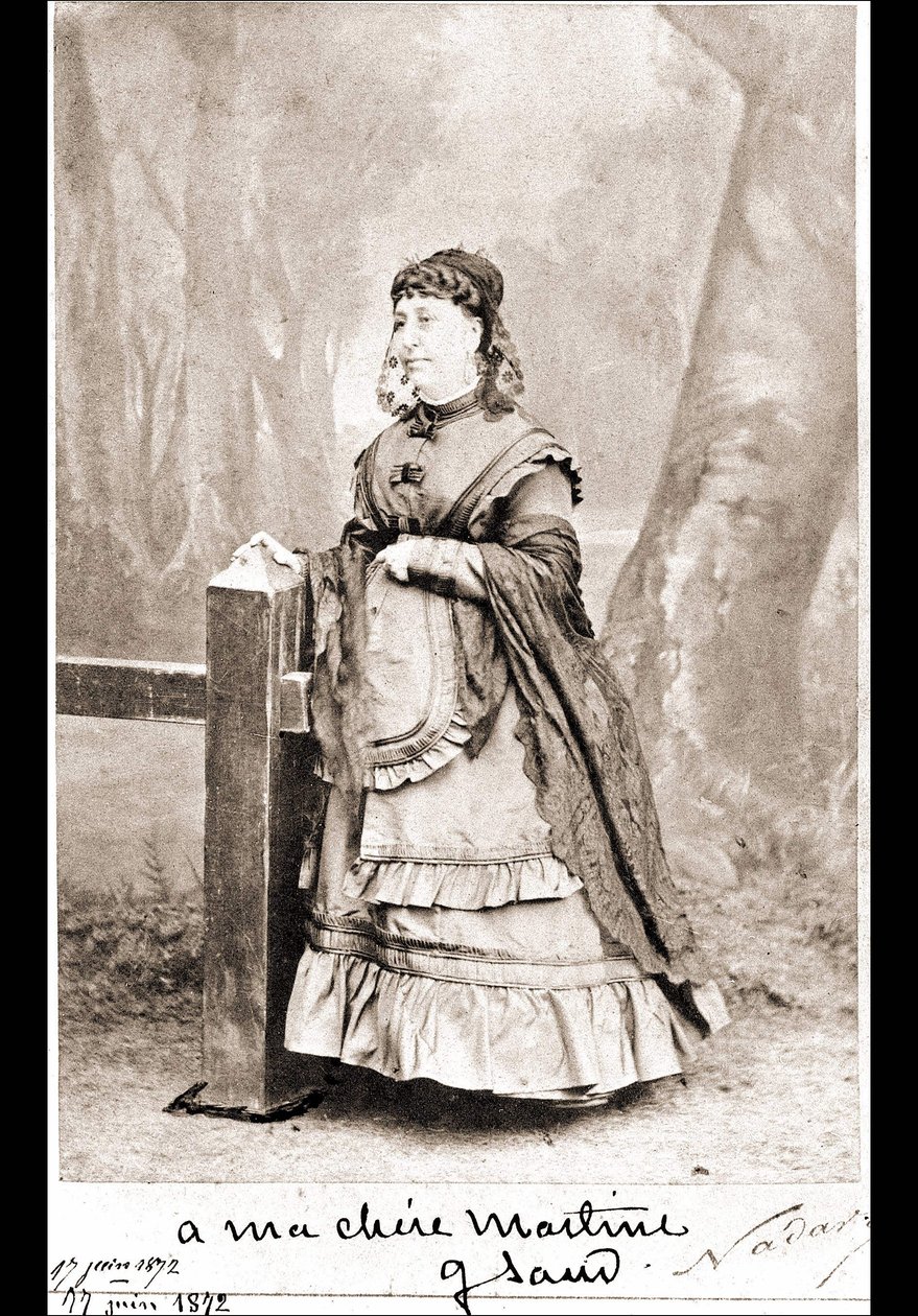 George Sand portréja (Aurore Dupin, Baronne Dudevant) (1804-1876) - Nadar fényképe alkotó: Nadar