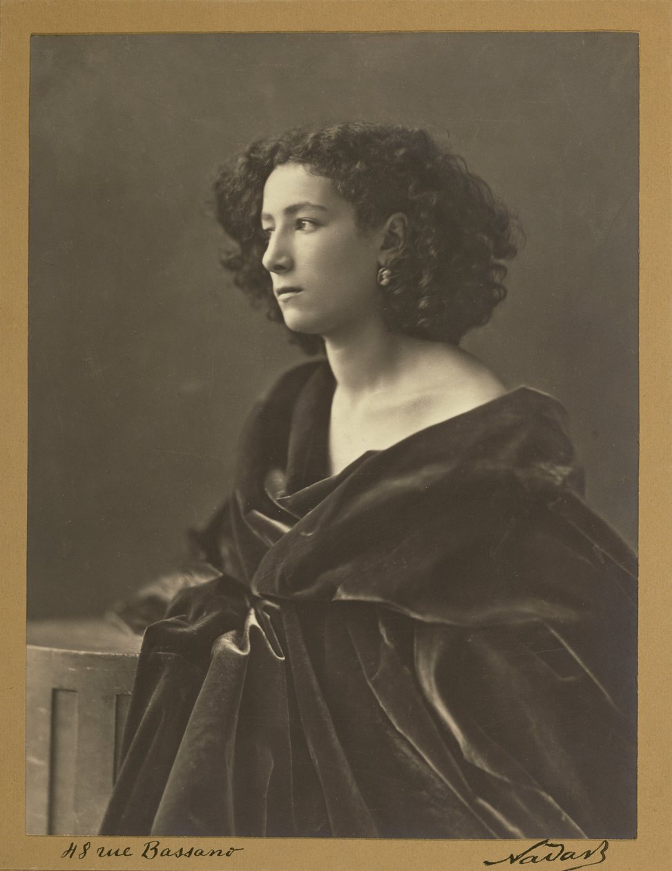 Nadar Sarah Bernhardt portréja 1864-ben alkotó: Nadar
