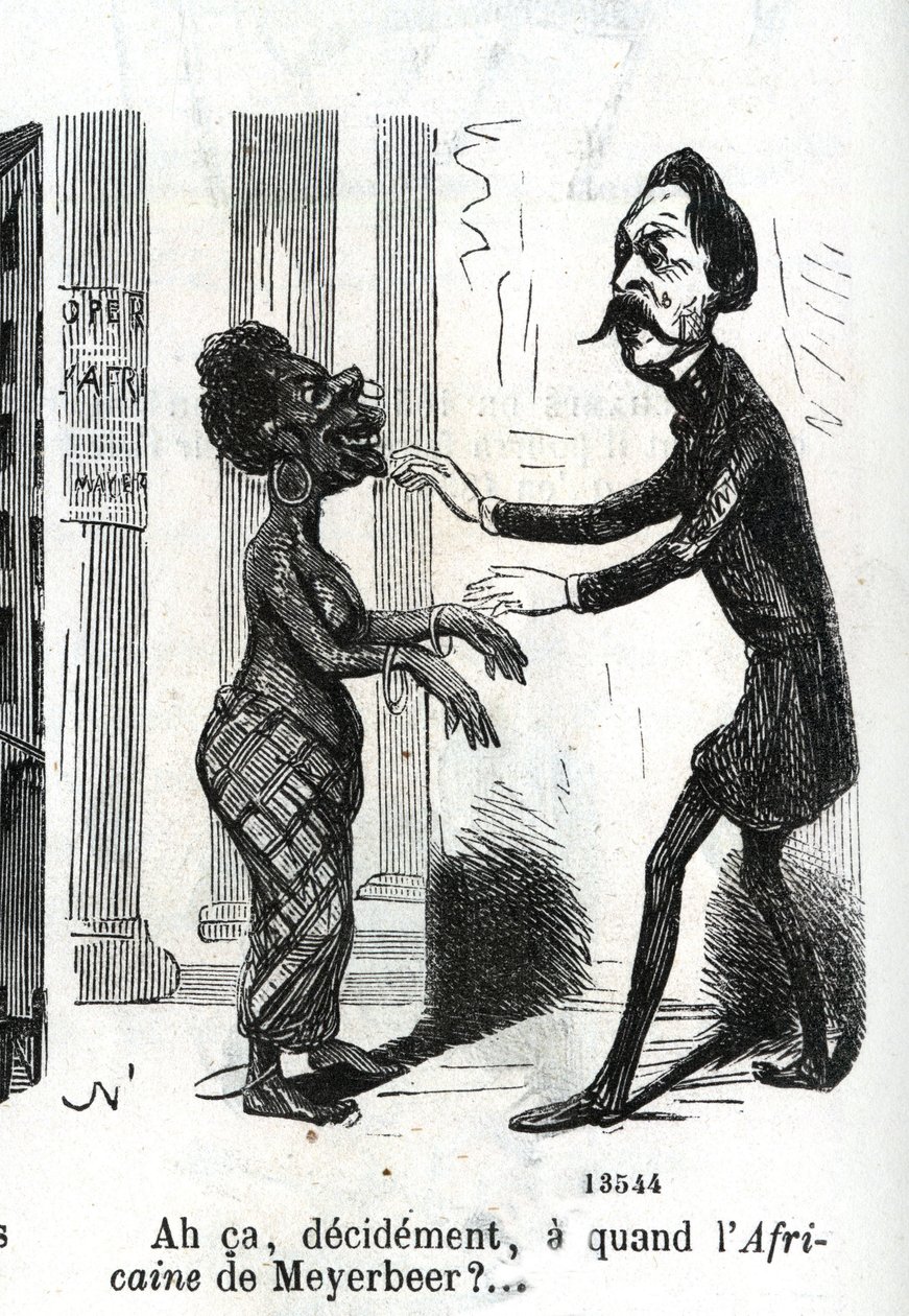 Mikor afrikai Giacomo Meyerbeer? alkotó: Nadar