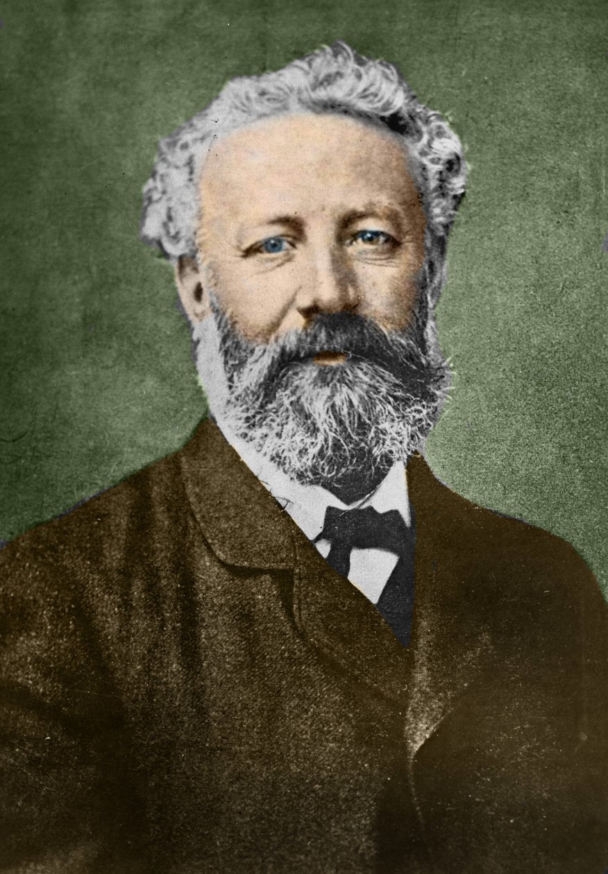 Jules Verne (1828-1905) francia író portréja, Nadar. alkotó: Nadar
