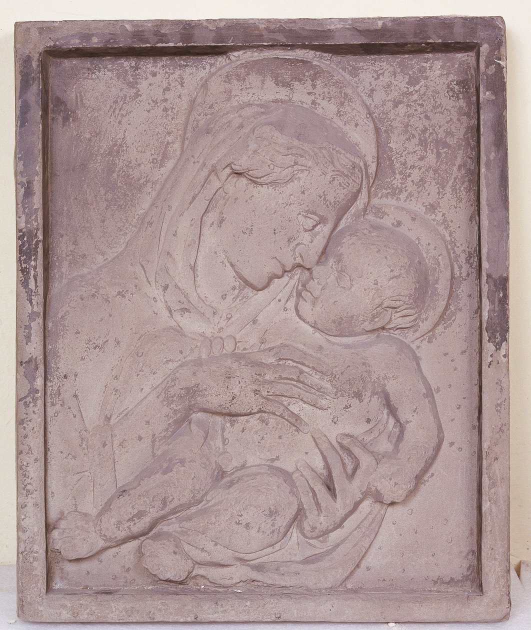 Madonna és gyermeke (kb. 1386-1466). alkotó: (Workshop of) Donatello