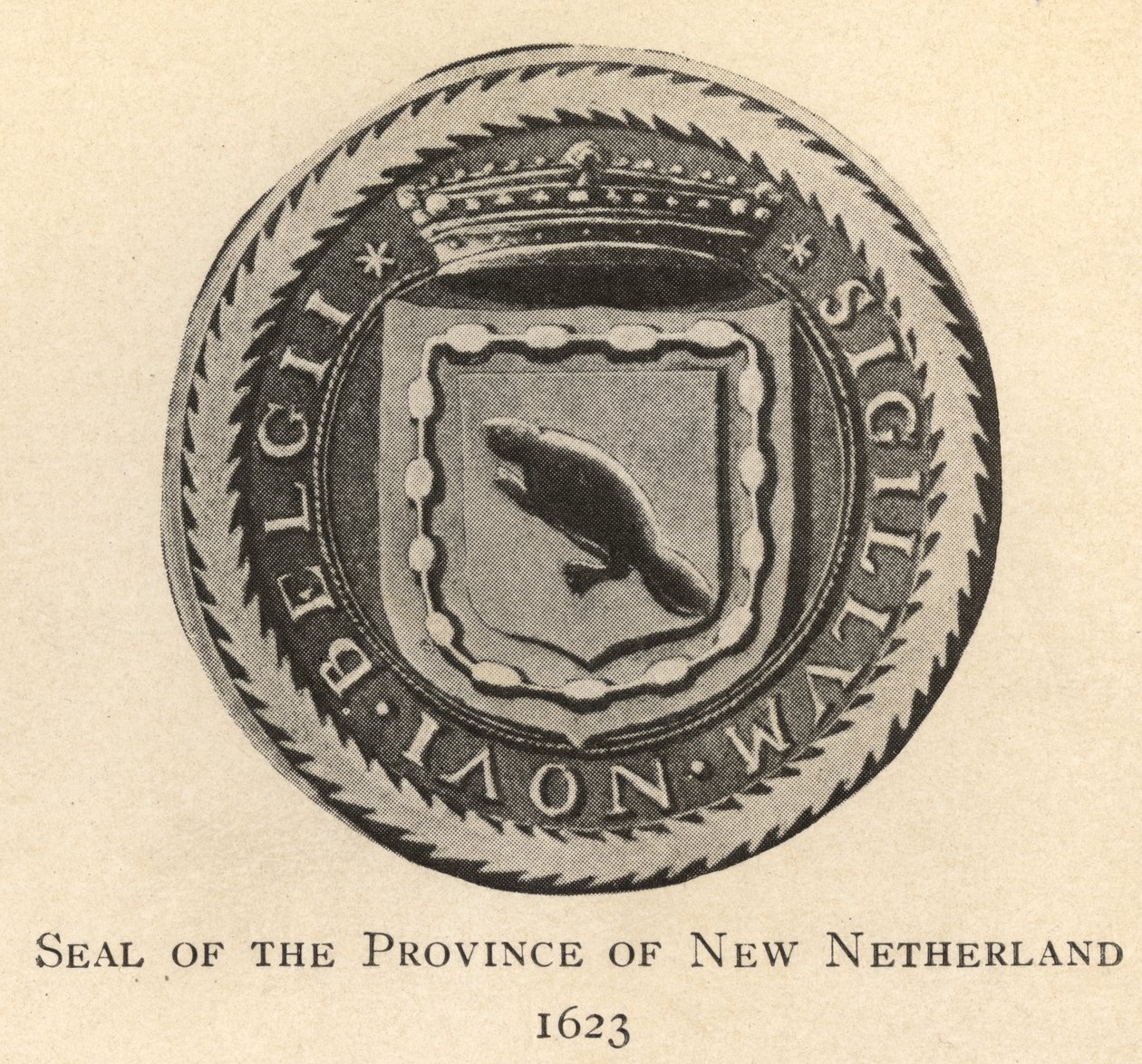 Új-Hollandia tartomány pecsétje alkotó: (after) American School