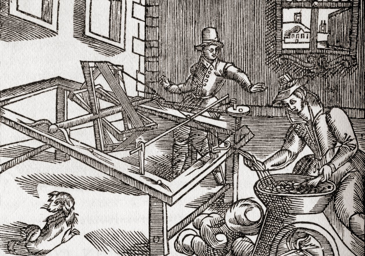 Selyemtekercs, Edward William „Virginia Truly Valued”, 1650-ben készült képének fakszimile a „The Century Illustrated Monthly Magazine”-ból, 1884-ben (litho) alkotó: (after) American School