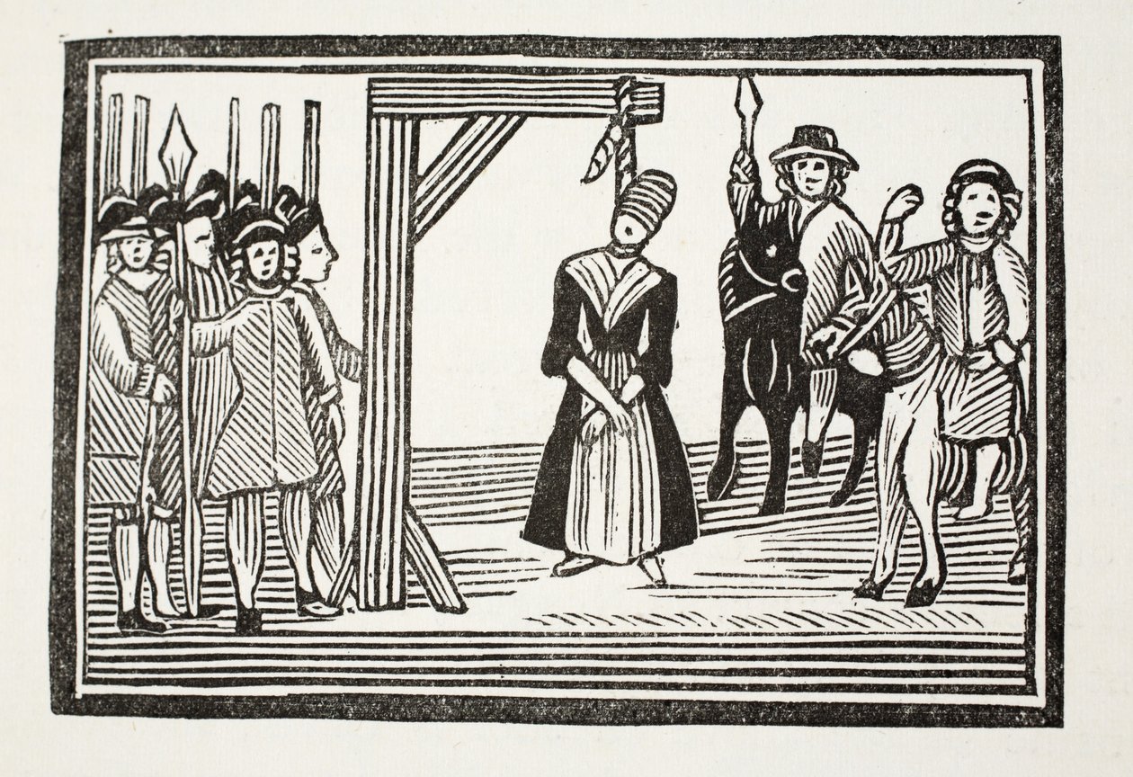 Miss Davis egész élete és kalandjai, általános nevén Az álruhás szépség, illusztráció a „Tizenyolcadik század könyveiből”, John Ashton, pub. 1882 (litó) alkotó: (after) English School