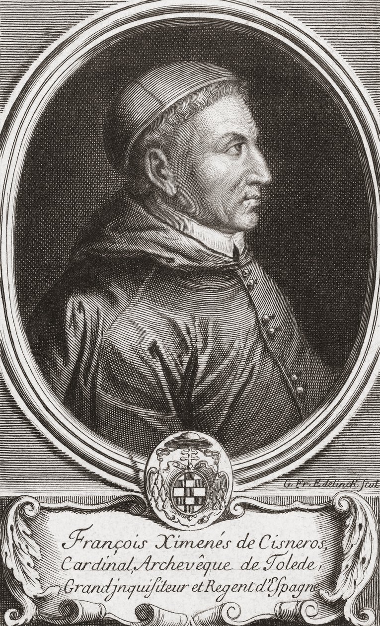 Francisco Jiménez de Cisneros. portré alkotó: (after) French School