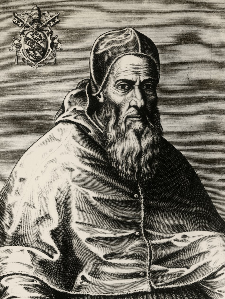 III. Julius portréja, született Giovanni Maria Ciocchi del Monte (Monte San Savino alkotó: (after) Italian School
