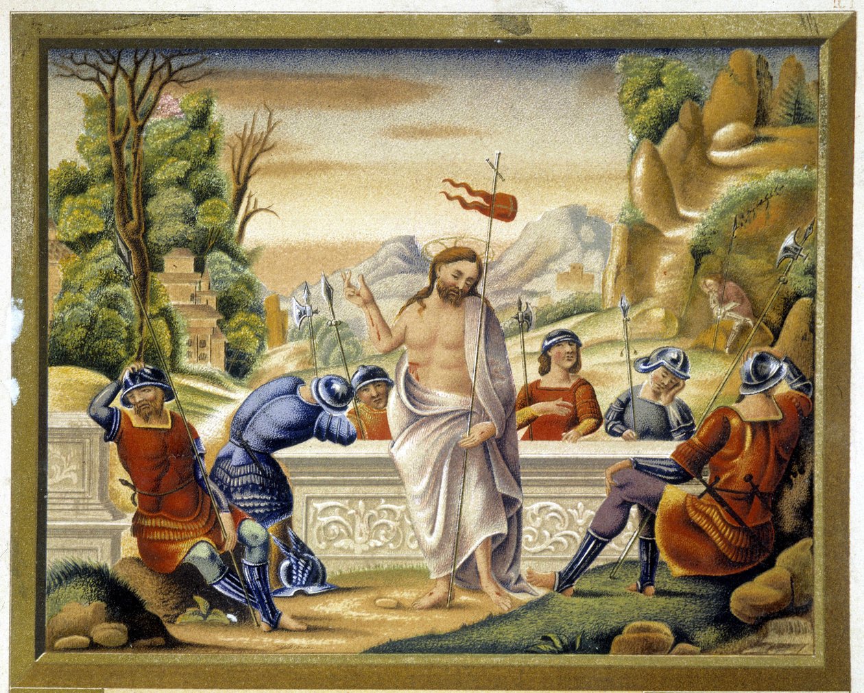 Krisztus feltámadása - Olaszország, 1500. v alkotó: (after) Italian School