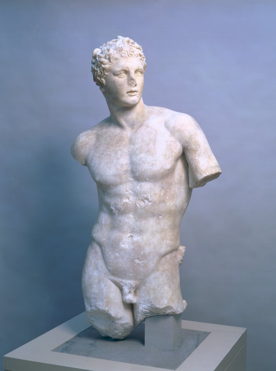Meleager, római másolat egy Kr.e. 340-ből származó görög eredeti után, i.sz. 70-100 körül (pári márvány) alkotó: (after) Skopas of Paros