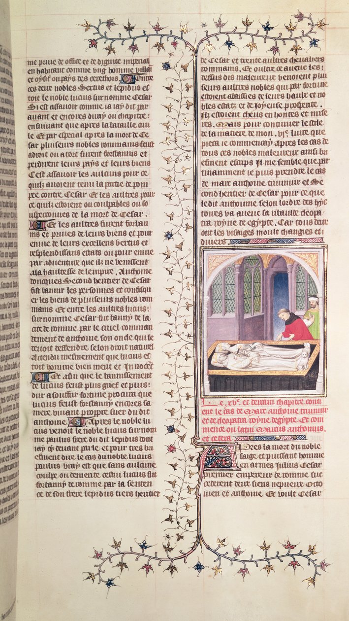 Marcus Antonius és Kleopátra sírja, a Boucicaut mester és műhely munkája alkotó: (and workshop) Boucicaut Master