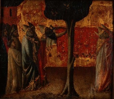 Szent Zenobius temetése (panel) alkotó: (attr.) Arcangelo di Cola da Camerino