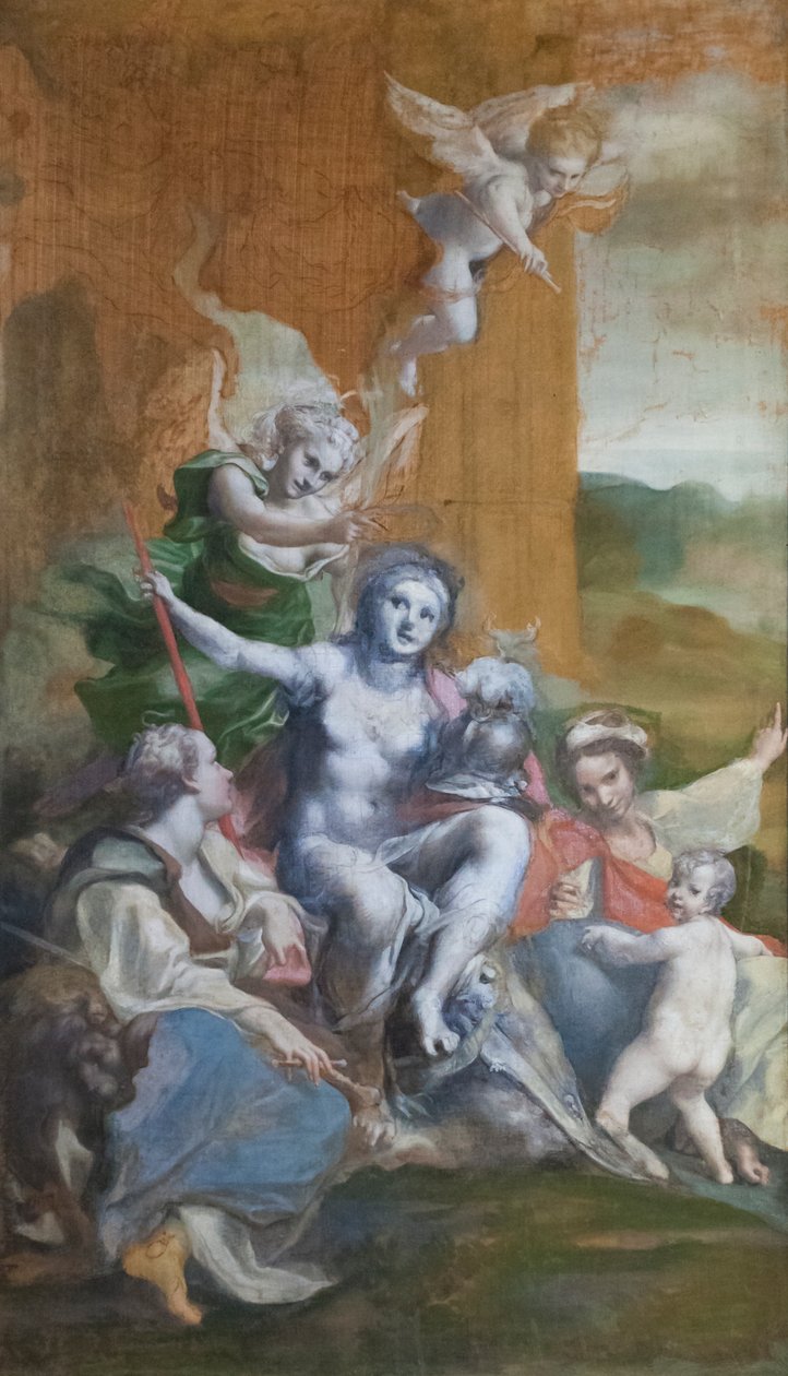 Az erény allegóriája alkotó: (c.1489 1534) Correggio