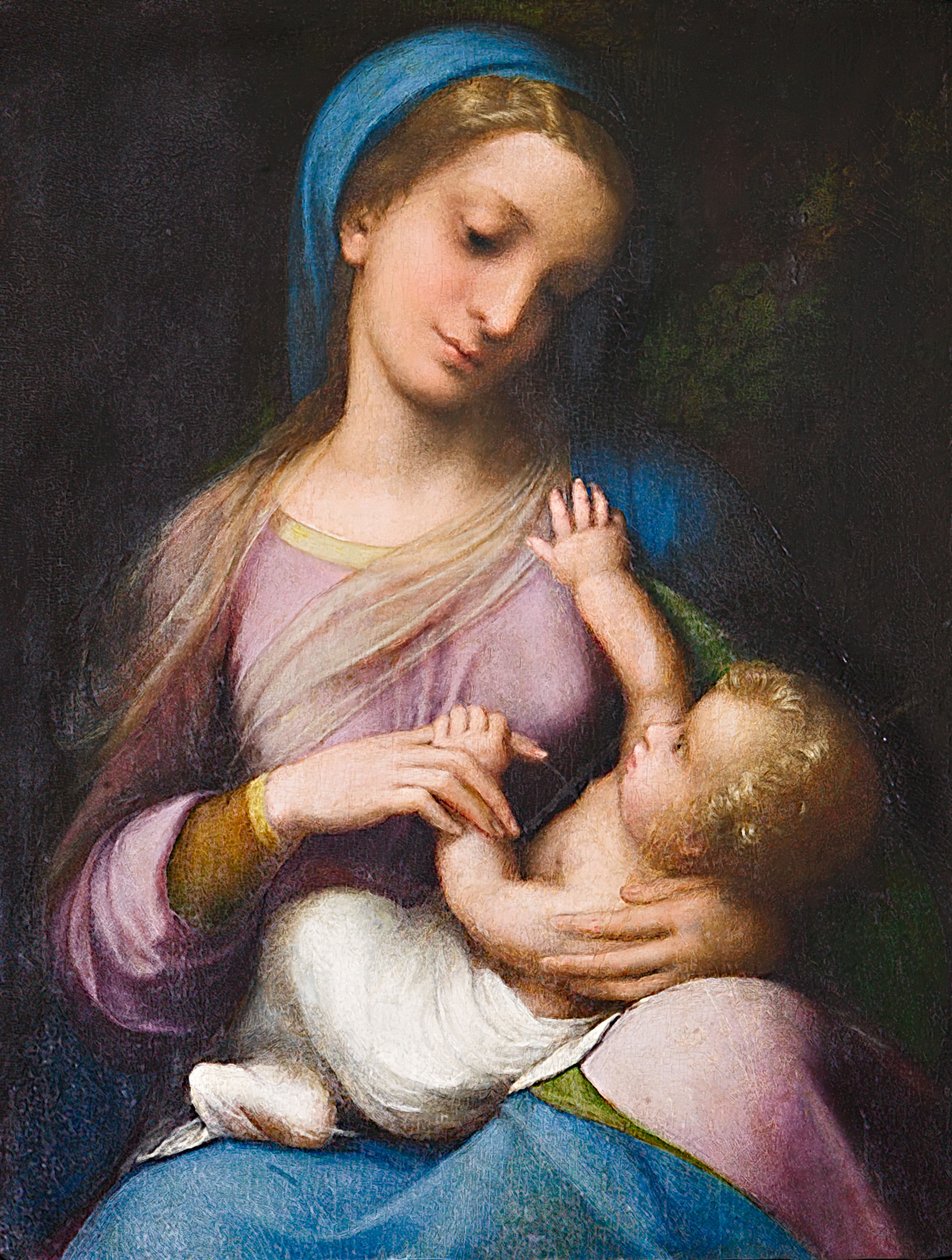 Madonna gyermekkel vagy Madonna Campori (olaj a panelen) alkotó: (c.1489 1534) Correggio