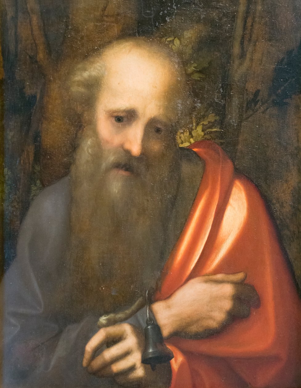 Szent Antal apát, Correggio (olaj, panel) alkotó: (c.1489 1534) Correggio