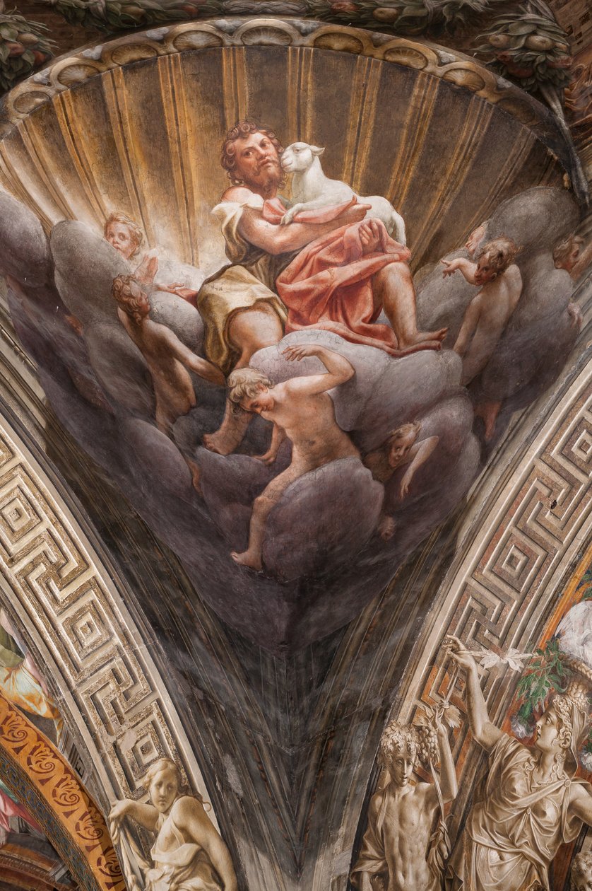 Keresztelő Szent János, 3660852 részlet alkotó: (c.1489 1534) Correggio