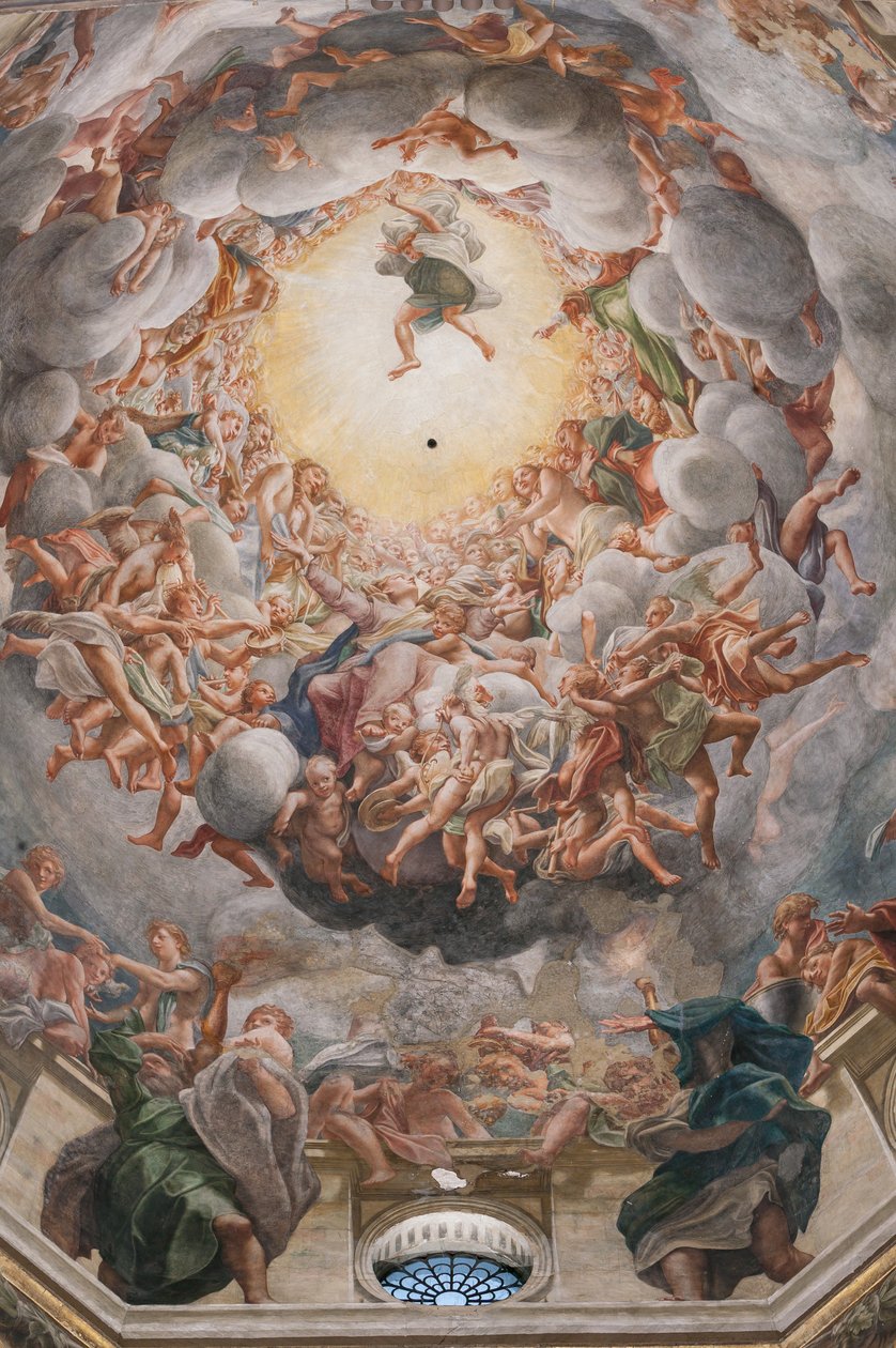 A Szűz Mennybemenetele, részlet a 3660852. sz alkotó: (c.1489 1534) Correggio